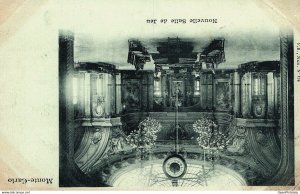 Monte Carlo Casino gaming hall postcard to Uruguay Monaco stamp 1900 unusual ...