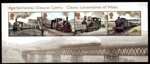 KAPPYSTAMPS GB-12 GB SHEET 2014 Classic Locomotives of the United Kingdom