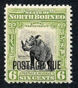 North Borneo SGD70 6c Post Due M/M Cat 38 Pounds