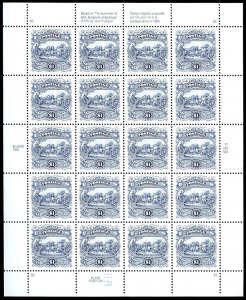 Scott 2590, $1 Surrender at Saratoga Full Sheet of 20 Stamps - Stuart Katz