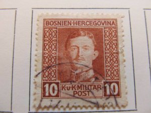 Bosnia & Herzegovina 1917 10h fine used stamp A13P18F86