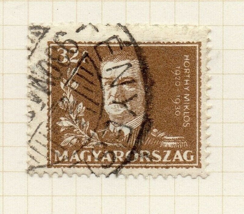 Hungary 1938 Early Issue Fine Used 32f. NW-176008