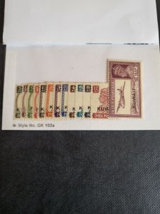 Stamps Kuwait Scott 59-71 hinged