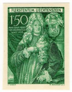 (I.B) Liechtenstein Cinderella : London Exhibition Reprint 1Fr 50c