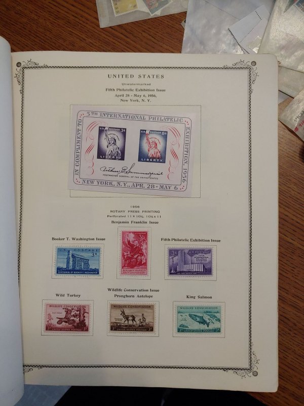 UNITED STATES COLLECTION IN MINUTEMAN ALBUM 1800's-1960's SEE SCANS