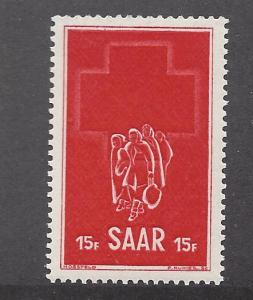 Saar, 230, Red Cross Single MNH