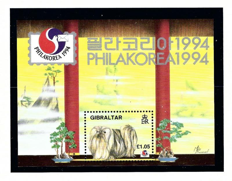 Gibraltar 661 MNH 1994 PhilaKorea S/S