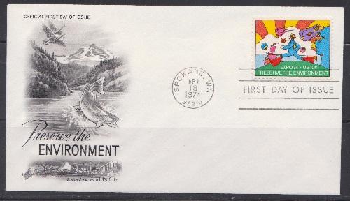 1527 Expo '74 Unaddressed ArtCraft FDC