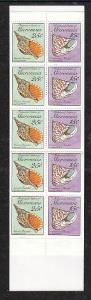 Micronesia Sea Shells 88b Booklet MNH  VF