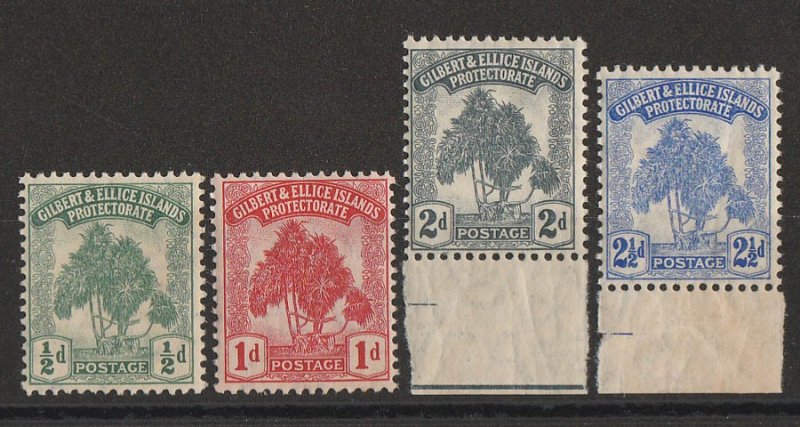 GILBERT & ELLICE ISLANDS : 1911 Pandanas set ½d-2½d MNH **. 