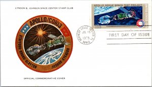 7.15.1975 FDC - Apollo / COIO 3 - Kennedy Space Center, FL - F39042