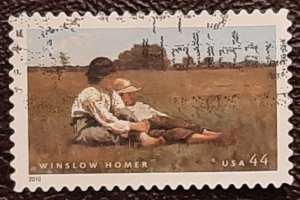 US Scott # 4473; used 44c Winslow Homer from 2010; VF centering; off paper