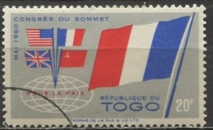 Togo; 1960: Sc. # 384; Used CTO Single Stamp