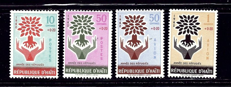 Haiti B28-29/CB45-46 MNH 1962 World Refugee Year    (ap1364)