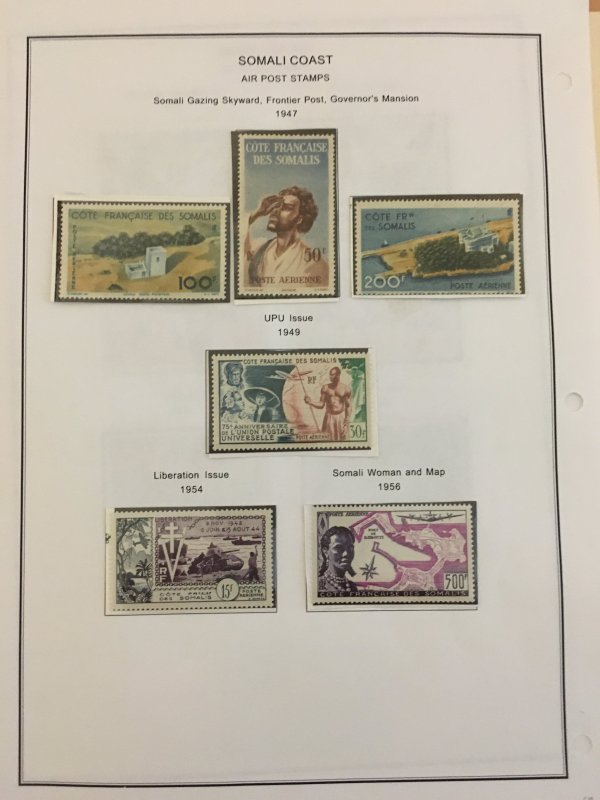 Excellent collection of Somali Coast, very high CV, many MNH