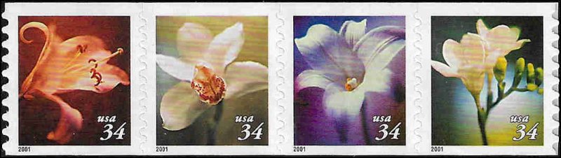 3481a Mint,OG,NH... Strip of 4... SCV $6.00