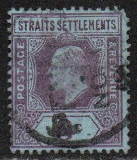 Straits Settlements Sc #97 Used