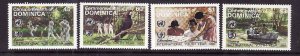 Dominica-Sc#901-4-unused NH set-International Youth Year-id1-1985-