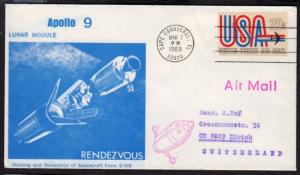 1969 Apollo 9 Lunar Module LEM rendezvous docking S-IVB
