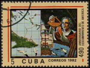 Cuba 2549 - Cto - 5c Columbus / Discovery of America (1982)