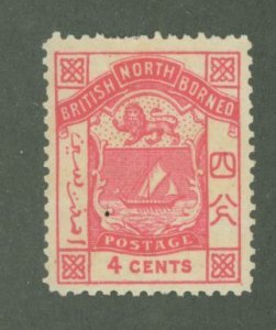 North Borneo #28 Unused Single