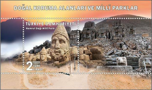 TURKEY / 2019 - NATIONAL PARKS-2 (Adiyaman, Antiques), MNH, Mi: 4540 (Block 193) 