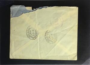 Guadeloupe 1937 Registered Cover to USA (Light Crease) - Z2282