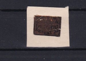 america 1848 bloods one cent despatch local  stamp ref r9759 