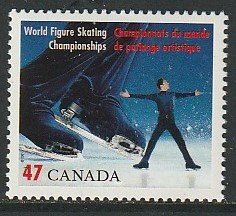2001 Canada - Sc 1898 - MNH VF - 1 single - World Figure Skating Championships