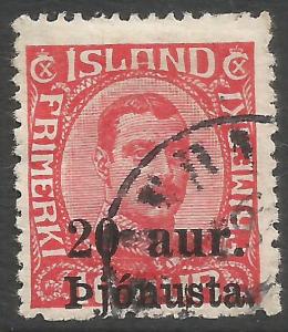 ICELAND O52 VFU Z2889-2