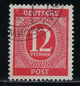 Germany AM Post Scott # 538, used