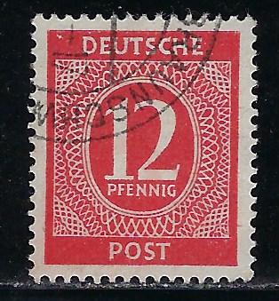 Germany AM Post Scott # 538, used