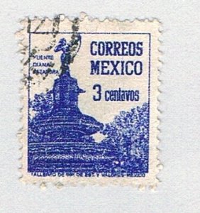 Mexico 839 Used Fountain of Diana 1947 (BP75206)