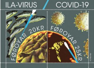 Faroe Islands 2021 MNH. Covid