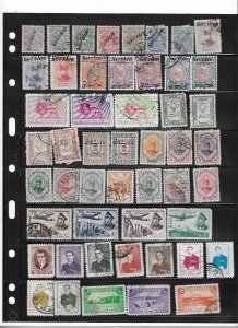 IRAN COLLECTION ON STOCK SHEET MINT/USED
