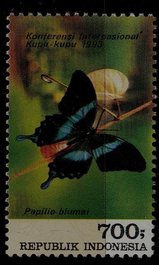 Indonesia 1548 MNH Butterflies SCV1.50