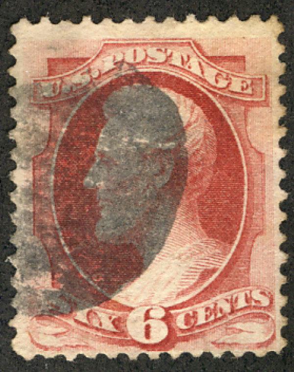 US # 148 VF, cork cancel,  a super select stamp,  WONDERFUL COLOR, thin  FRESH!