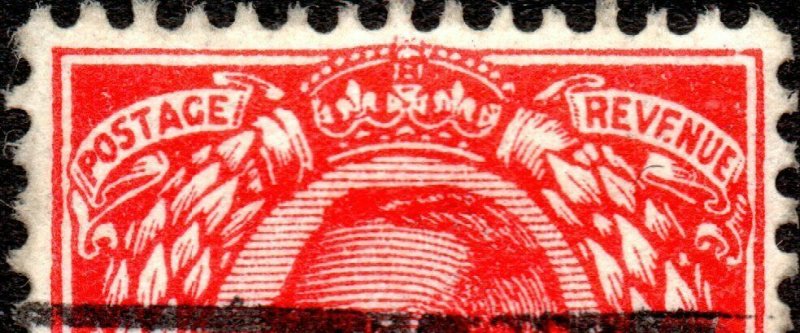 1912 Sg 341b N11/2 1d bright scarlet No cross on Crown (T2, Crown, Die B) Used