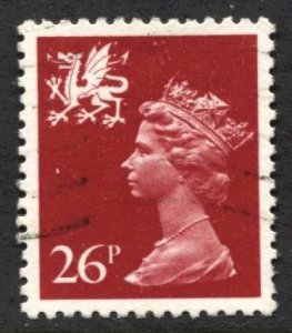 STAMP STATION PERTH Wales #WMH47 QEII Definitive Used 1971-1993