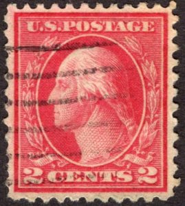 1917, US 2c, Washington, Used, VF/XF, Sc 499