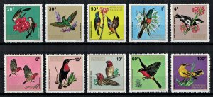 RWANDA 1972 - Birds / complete set MNH