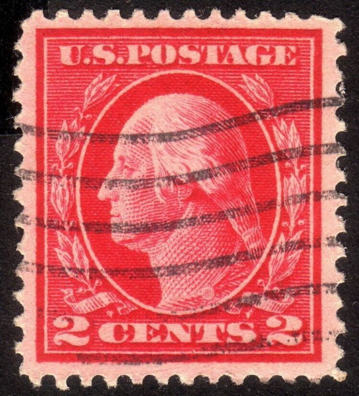 1912, USA 2c Washington Stamp, Used, Well centered, Scott #406