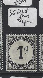 TRINIDAD (P2005B) POSTAGE DUE 1D  SG D18   MOG