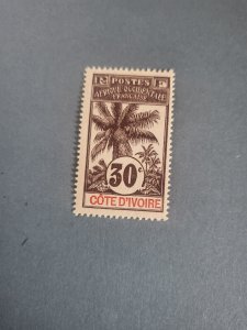 Stamps Ivory Coast Scott #28 h