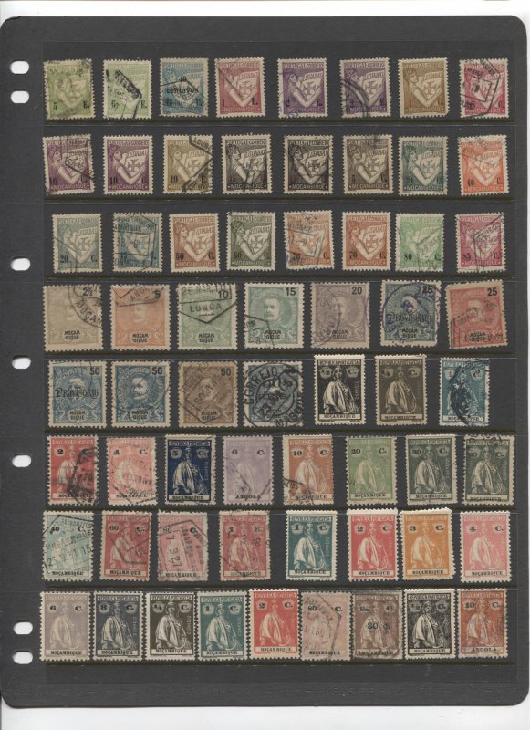 STAMP STATION PERTH - Mozambique #Selection of 110 Stamps Mint  / Used Unchecked