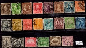 US Stamp #632-701 - Regular Issue 1926-34 Set of Singles