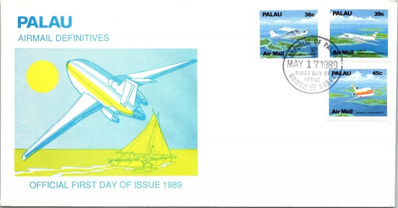 Palau FDC 1989 - Airmail Definitives - F29786 