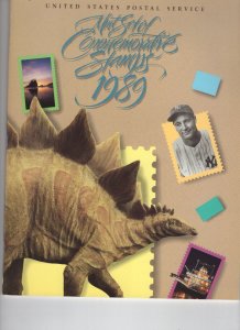 1989 USPS Commemorative Softback Yearbook. Stamps Mounted.  #02 USPS1989m