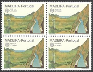 Portugal Madeira Sc# 88 MNH block/4 1983 Europa