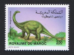 Morocco Dinosaur of Tilougguite 1v SG#744 SC#655